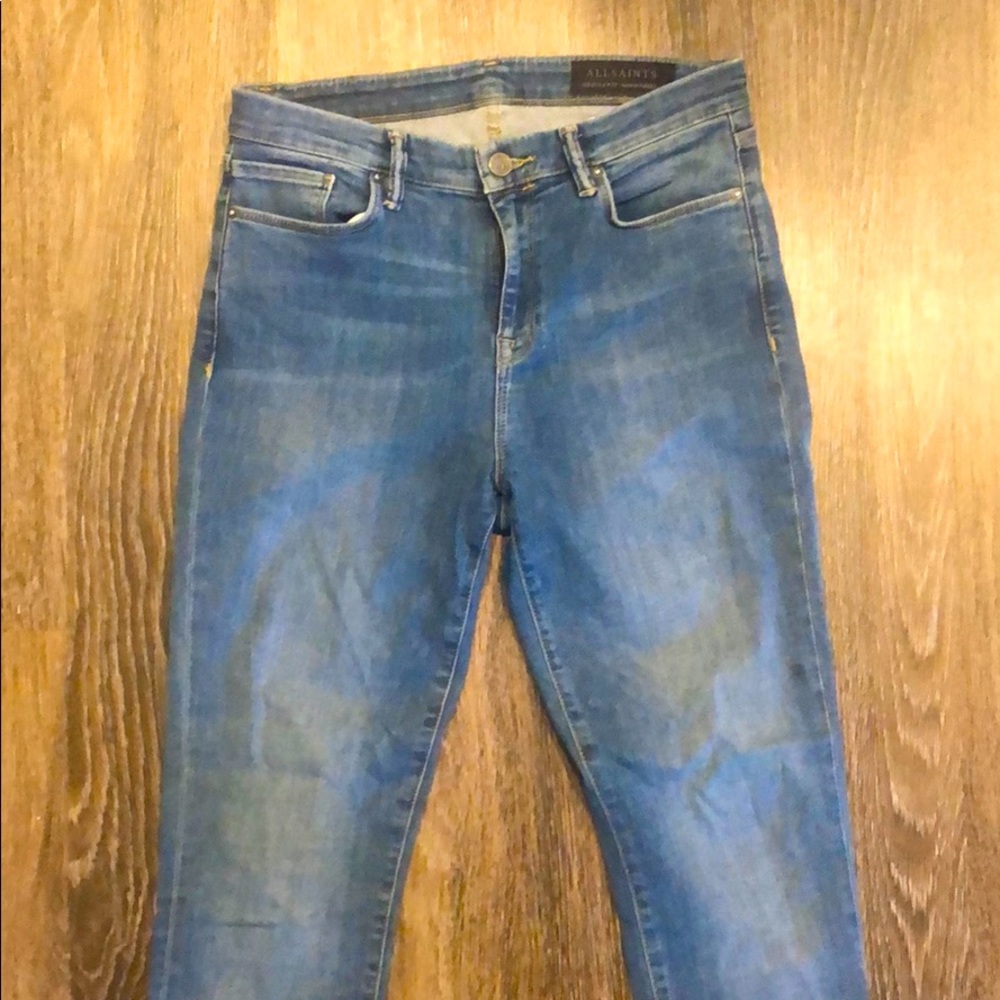 Size 29 All Saints jeans